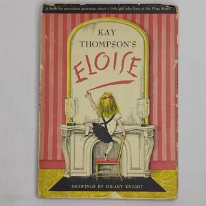 Eloise 3rd Printing Vintage 1955 Hardcover Book & Slip Cover Kay Thompson Third